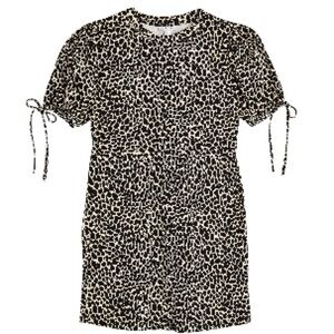 Topshop Animal Print Mini Dress size 2